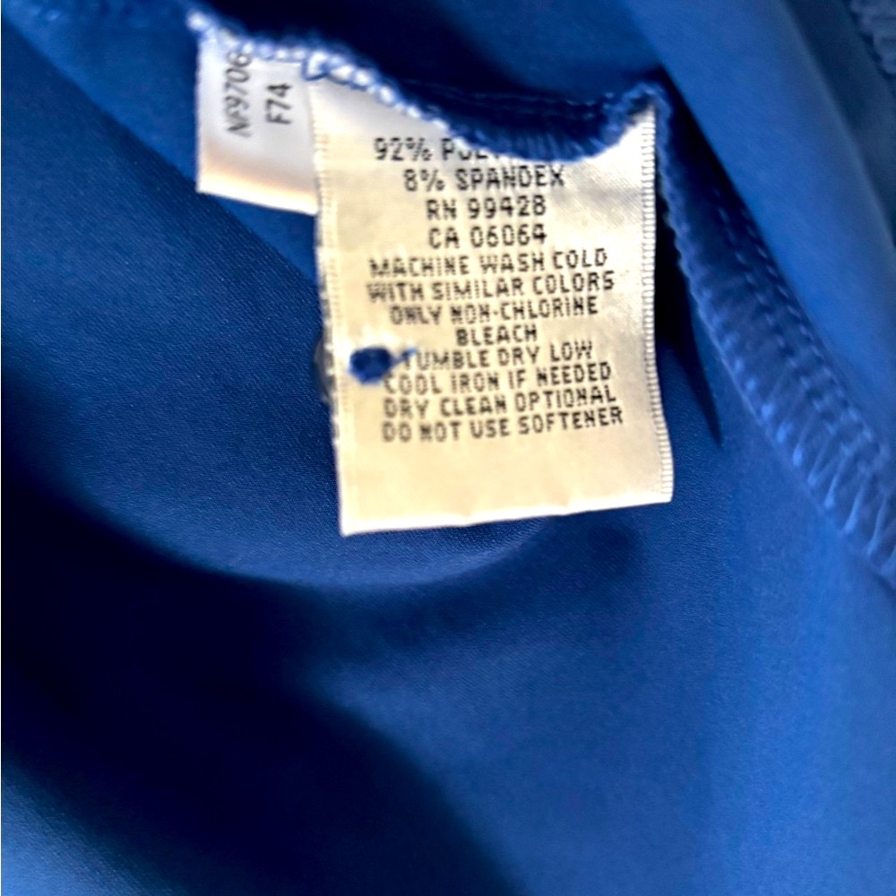 Bugatchi Blue Polo Shirt Classic Design - Picture 5 of 6